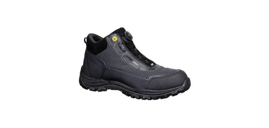 Portwest FE04 Girder Composite Mid Boot S3S ESD SR FO Noir/Gris - Taille 37