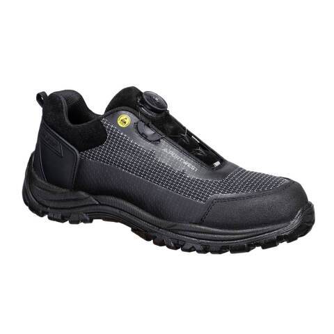 Portwest FE05 Zapato bajo Girder Composite S3S ESD SR FO Noir/Gris - Talla 47