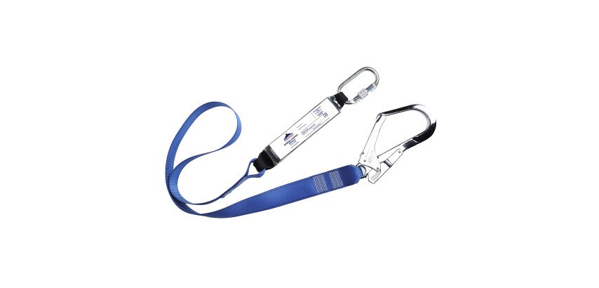 Portwest FP50 Longe en sangle simple de 1,8 m avec absorbeur de chocs Bleu Royal