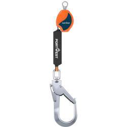 Portwest FP80 Linea vita retrattile automaticamente da 2 m 140kg Orange/Noir