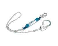 Portwest FP23 Línea de amarre de cincha sencilla de 1,8m con absorbedor Blanc