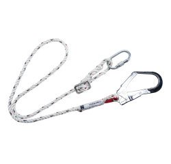 Portwest FP22 Línea de amarre de restricción ajustable 2m Blanc