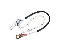 Portwest FP26 Cordino di posizionamento con dispositivo anticaduta scorrevole regolabile Blanc