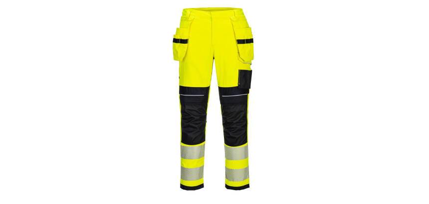 Portwest FR407 PW3 Vlamvertragende Modaflame Hi-Vis broek met holsterzakken