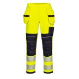Portwest FR407 Holster Trousers PW3 FR HV Yellow/Navy - Size 46 - Standard
