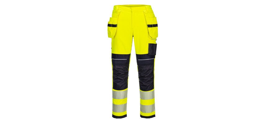Portwest FR407 PW3 Vlamvertragende Modaflame Hi-Vis broek met holsterzakken
