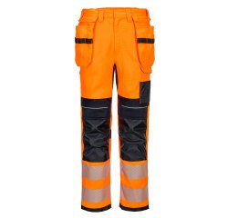 Portwest FR415 PW3 Vlamvertragende Modaflame Hi-Vis werkbroek met holsterzakken