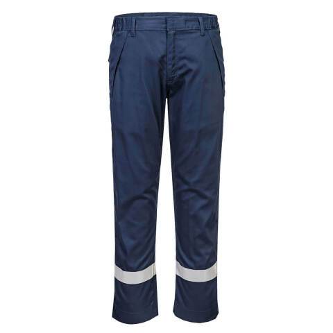 Portwest FR417 Pantalón resistente a la llama y a productos químicos Marine - Talla 48 - Estándar