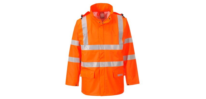 Portwest FR41 Veste de pluie HiVis FR Sealtex