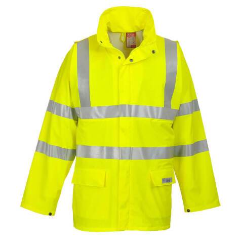 Portwest FR41 Chubasquero alta visibilidad Sealtex Flame Jaune - Talla S