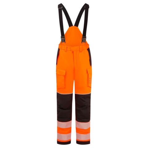 Portwest FR426 Pantalón de invierno PW3 FR Modaflame Rain+ Hi-Vis Orange/Noir - Talla XXL