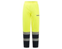 Portwest FR434 Pantaloni invernali Bizflame Rain+ Hi-Vis Multi-Norma a contrasto