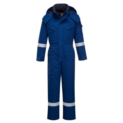 Portwest FR53 Mono Winter ignífugo y antiestático Bleu Royal - Talla XXXL - Estándar