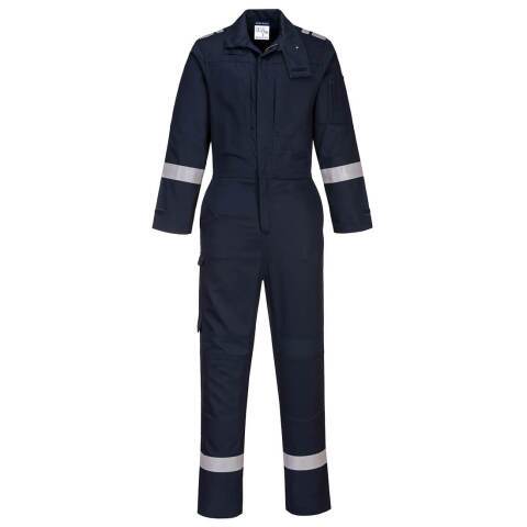 Portwest FR501 Buzo ligero Bizflame Plus Marine - Talla XXXL - Estándar