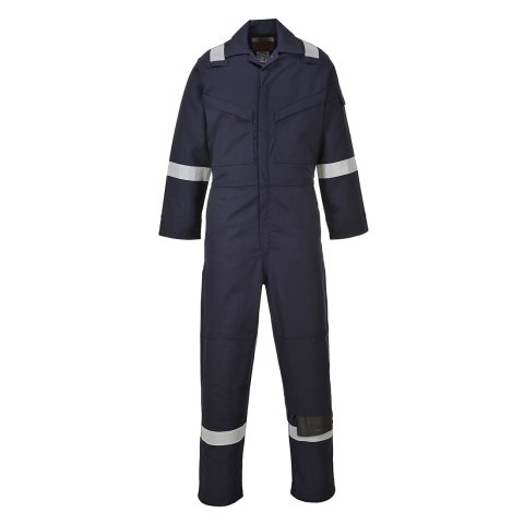 Portwest FR50 Mono ignífugo y anti-estático 350g Marine - Talla XXXL - Largo