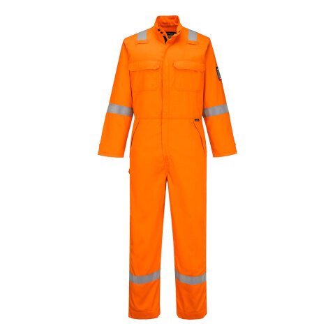 Portwest FR513 Buzo resistente a la llama y a productos químicos Orange - Talla XXXL - Estándar
