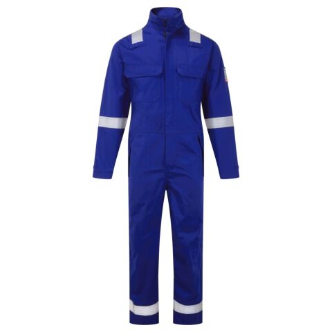 Portwest FR513 Buzo resistente a la llama y a productos químicos Bleu Royal - Talla XXL - Estándar