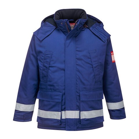 Portwest FR59 Chaqueta Winter ignífuga y antiestática Bleu Royal - Talla XL