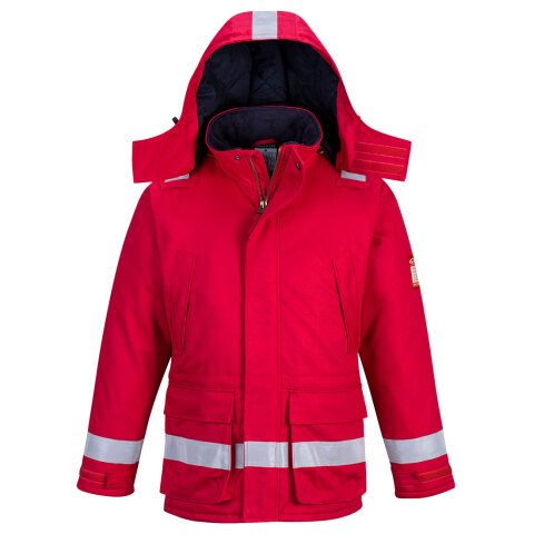 Portwest FR59 Chaqueta Winter ignífuga y antiestática Rouge - Talla XXXL