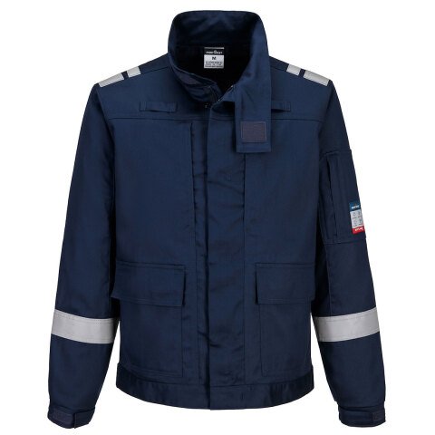 Portwest FR601 Chaqueta ligera Bizflame Plus Marine - Talla XXXL