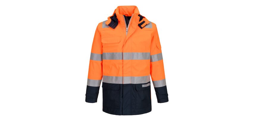 Portwest FR605 Veste de pluie Bizflame HV