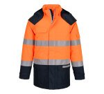 Portwest FR617 Giacca invernale FR Bizflame Rain+ Hi-Vis Multi-Norma a contrasto