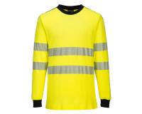 Portwest FR701 Camiseta de manga larga PW3 Modaflame Knit Hi-Vis FR