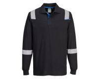 Portwest FR711 Polo de manga larga resistente a la llama WX3 FR Modaflame