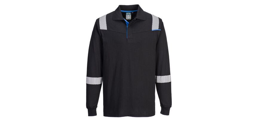 Portwest FR711 Polo à manches longues résistant aux flammes WX3