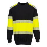 Portwest FR716 PW3 Felpa resistente alle fiamme di classe 1 Jaune/Noir - Taglia XXXL