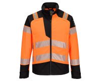 Portwest FR718 Softshell multirisques HV PW3 Orange/Noir - Taille L