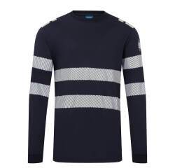 Portwest FR732 Tee shirt ML Modaflame PW3 HV Marine - Taille L