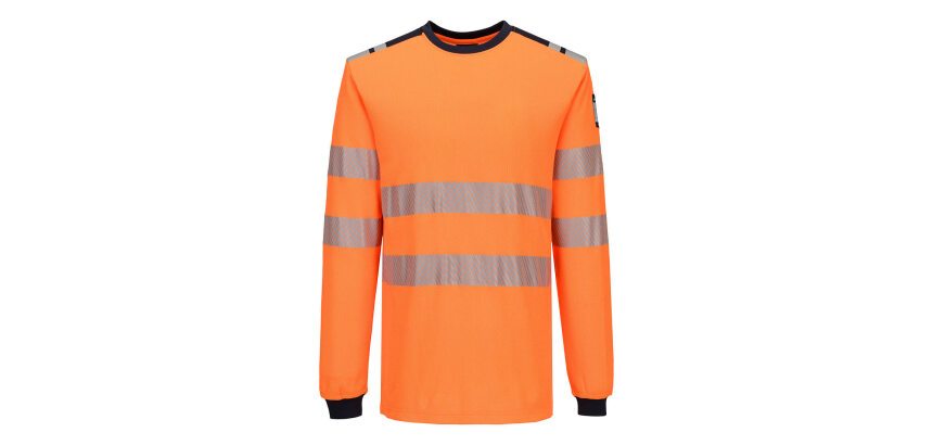 Portwest FR736 PW3 Modaflame gebreid FR T-shirt met lange mouwen