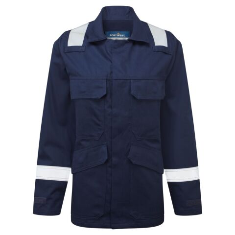 Portwest FR740 Chaqueta de mujer Bizflame Work FR Marine - Talla S