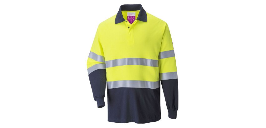 Portwest FR74 Polo bicolore FR Modaflame Anti Statica