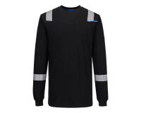 Portwest FR751 T-shirt manches longues WX3 Modaflame Knit FR Noir - Taille M