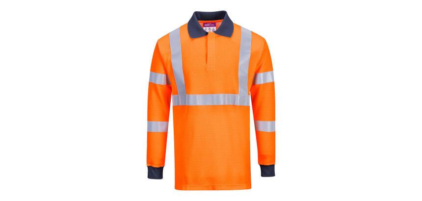 Portwest FR76 Polo résistant à la flamme avec norme RIS