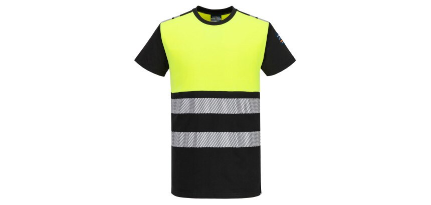 Portwest FR775 T-shirt mc PW3 Modaflame Knit HV Classe 1 FR