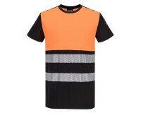 Portwest FR776 T-shirt MC PW3 Modaflame HVO Classe 1 FR Orange/Noir - Taille 4XL