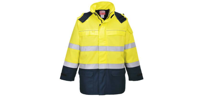 Portwest FR79 Parka Bizflame Rain+ Hi-Vis Arc