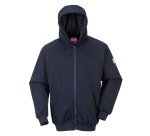 Portwest FR81 Sudadera Modaflame ignífuga con capucha y cremallera frontal