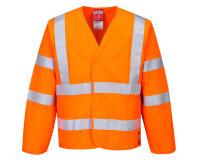 Portwest Gilet HV ML Antistatique - Résistante à la flamme Orange - Taille L/XL
