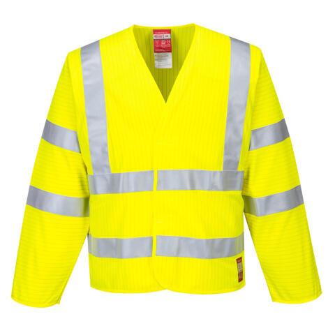 Portwest FR85 Chaqueta de alta visibilidad, antiestática - Resistente a la llama Jaune - Talla XX/3X