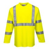 Portwest FR96 T-Shirt FR maniche lunghe Hi-Vis