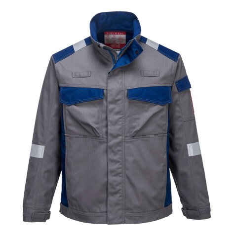 Portwest FR08 Chaqueta bicolor Bizflame Ultra Gris - Talla XXXL
