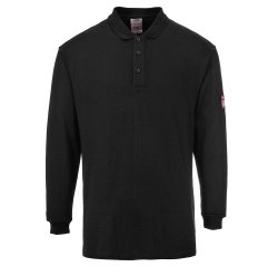 Portwest FR10 Polo Modaflame de manga larga, resistente a la llama y antiestático