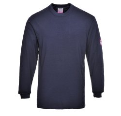 Portwest FR11 Camiseta Modaflame de manga larga, resistente a la llama y antiestática