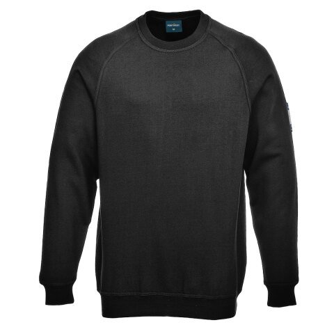 Portwest FR12 Sudadera Modaflame de manga larga, resistente a la llama y antiestática Noir - Talla XL