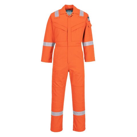 Portwest FR21 Mono super-ligero, resistente a la llama y antiestático 210g Orange - Talla S - Estándar