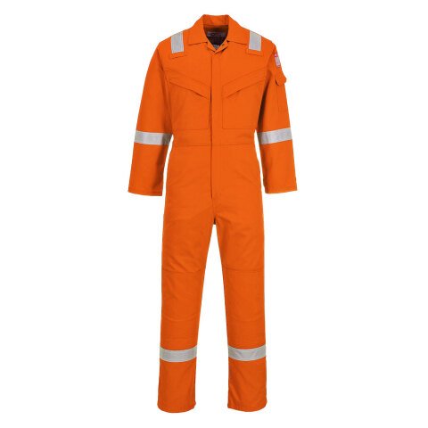 Portwest FR21 Mono super-ligero, resistente a la llama y antiestático 210g Tall de couleur Orange - Talla XXL - Largo